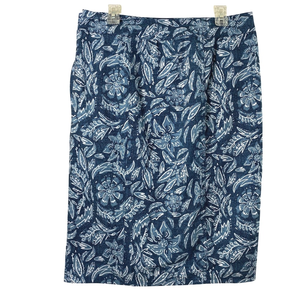 RipSkirt Wrap Skirt Womens Large Blue Floral  Quick Dry Adjustable Beach Resort - Picture 2 of 13